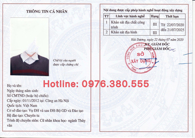 Giới thiệu chung về chứng chỉ hành nghề xây dựng hạng 3