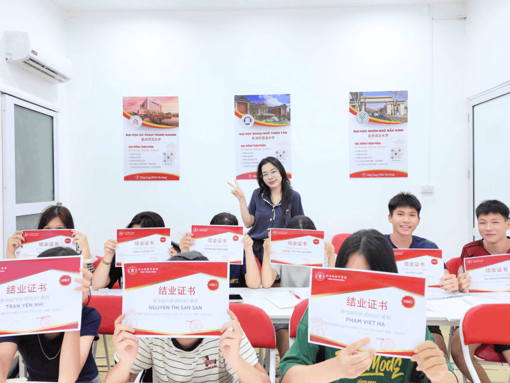 Mức học phí khi học tiếng Trung tại QTEDU Hưng Hà